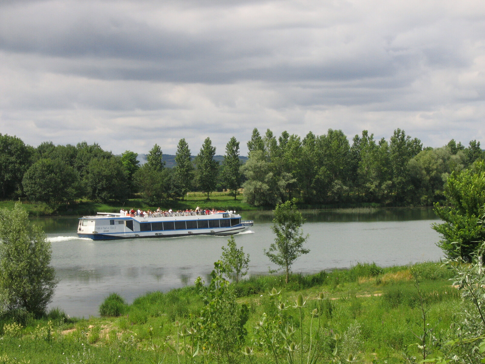 Bateau Ville de Pont-de-Vaux 2 sur la Saône